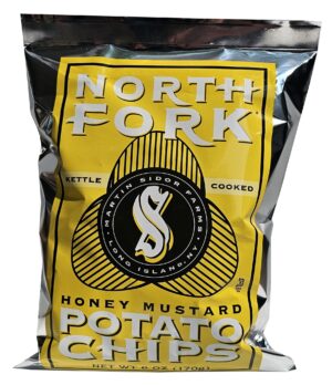 North Fork Potato Chips Honey Mustard 2oz 12ct
